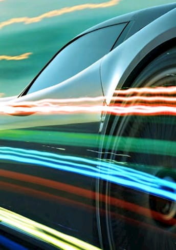 visual effects with a car